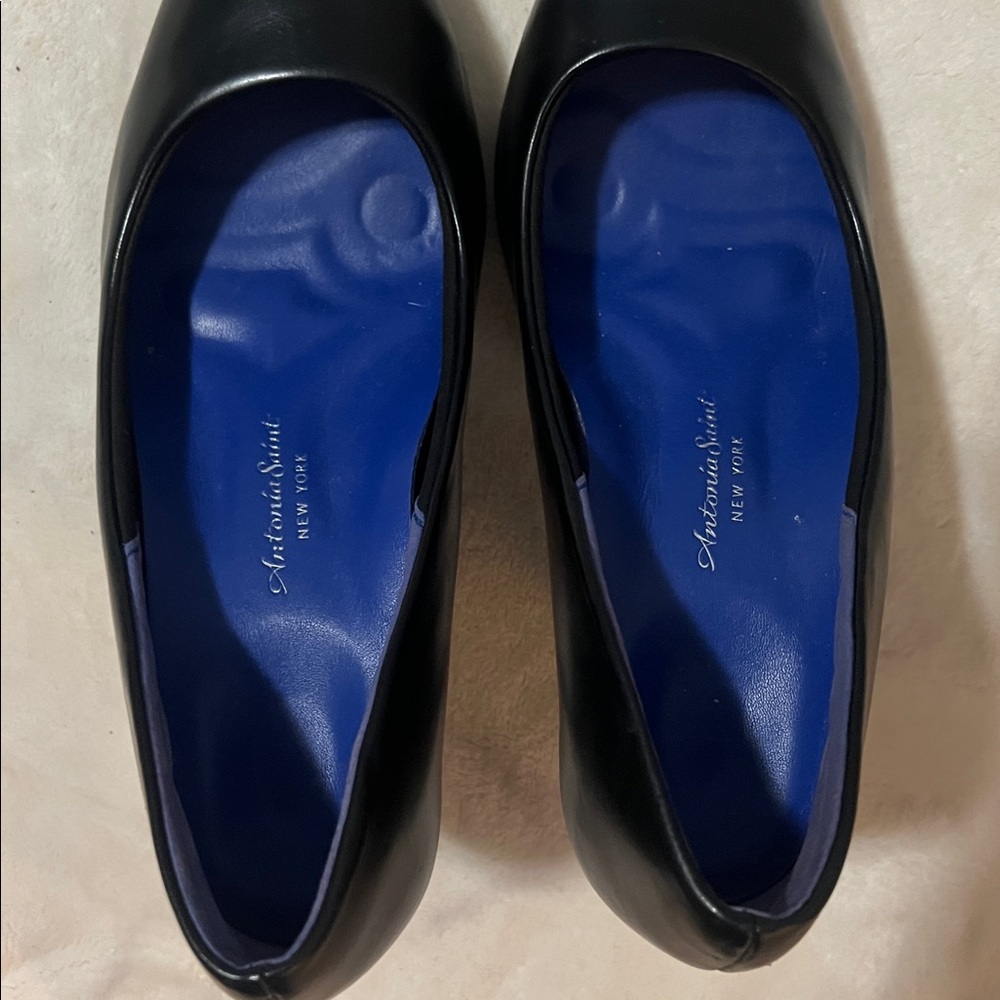 Antonia Saint New York Pumps Shoes High Heels Black Size 8.5